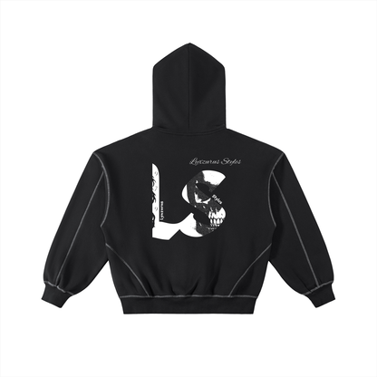 Lyxzurus StreetWear Fleece Zip Hoodie