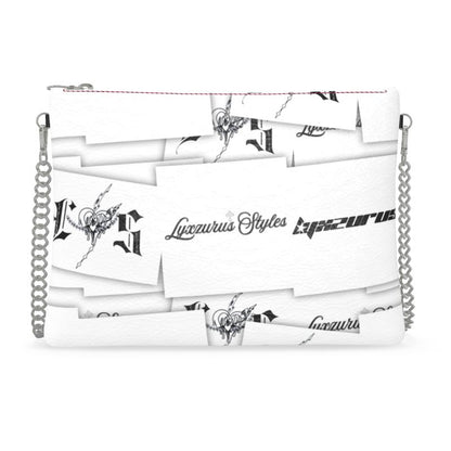 Lyxzurus Scattered Crossbody Bag With Chain