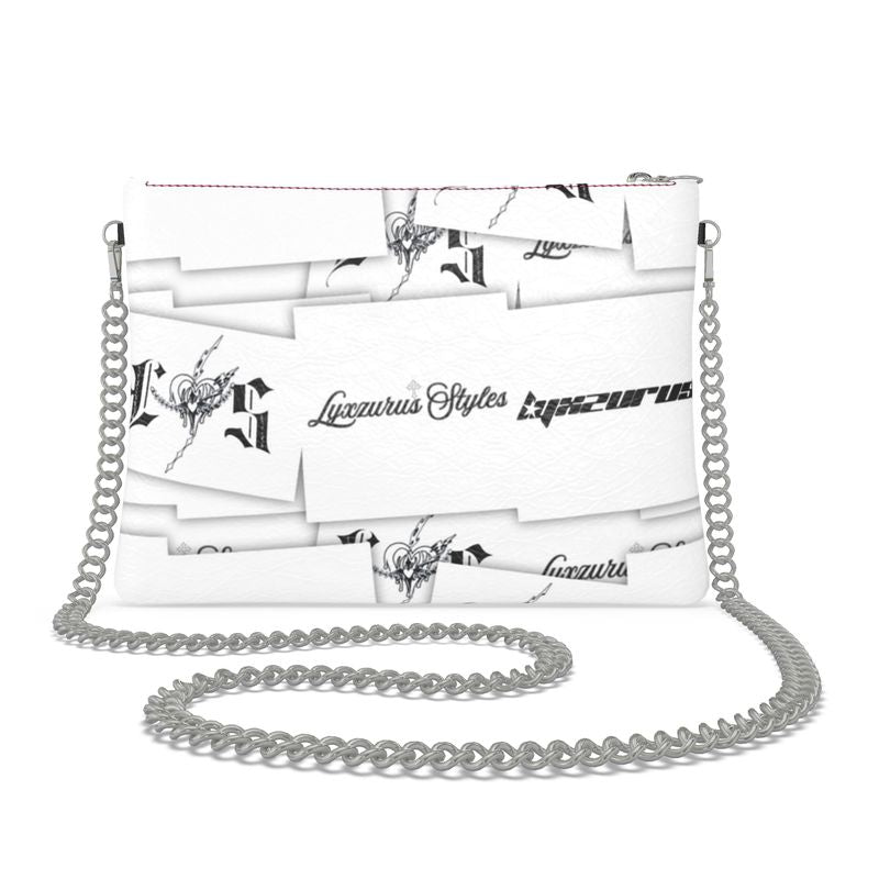 Lyxzurus Scattered Crossbody Bag With Chain