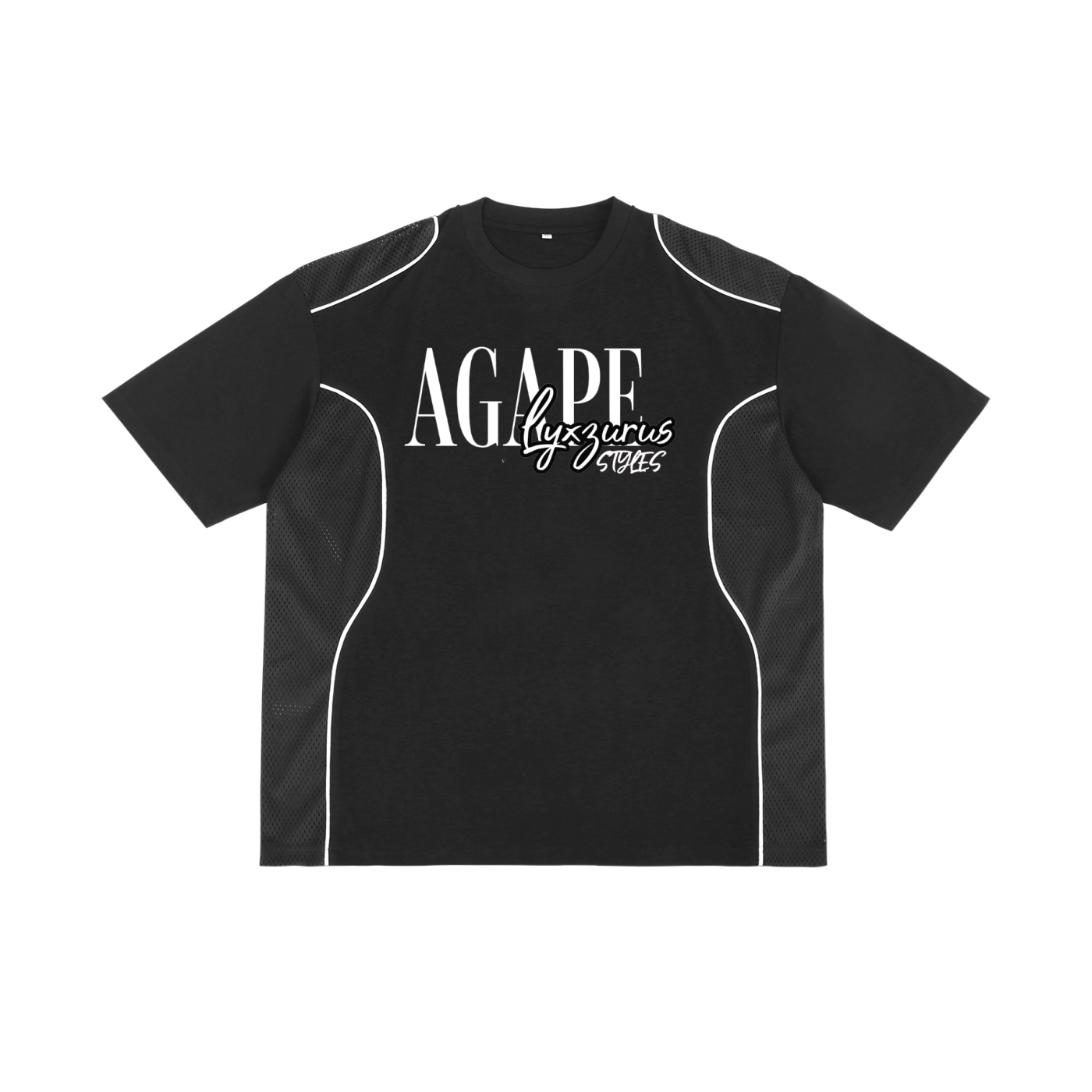 Contrast Piped Panel T-Shirt