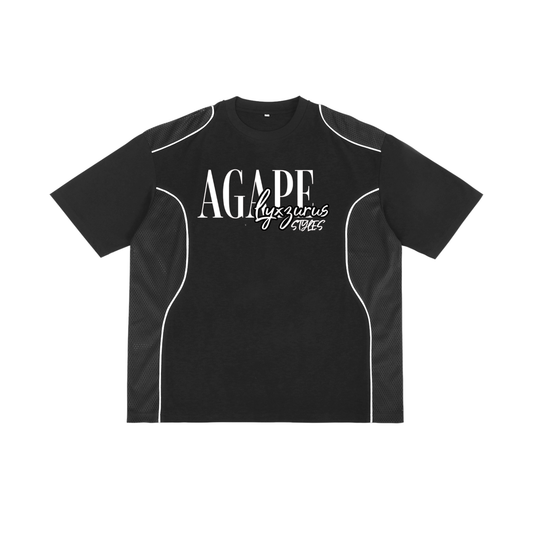 Contrast Piped Panel T-Shirt