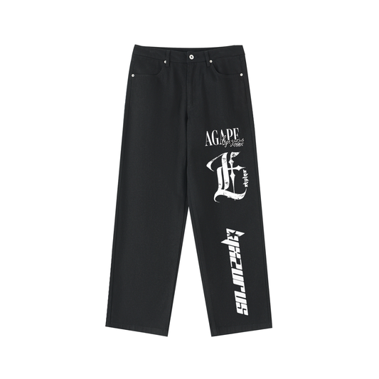 Lyxzurus Structured Cotton Trousers