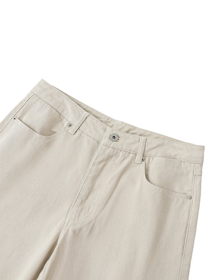 Lyxzurus Structured Cotton Trousers
