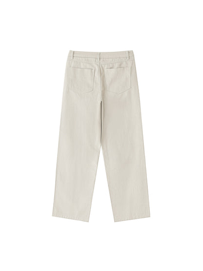 Lyxzurus Structured Cotton Trousers