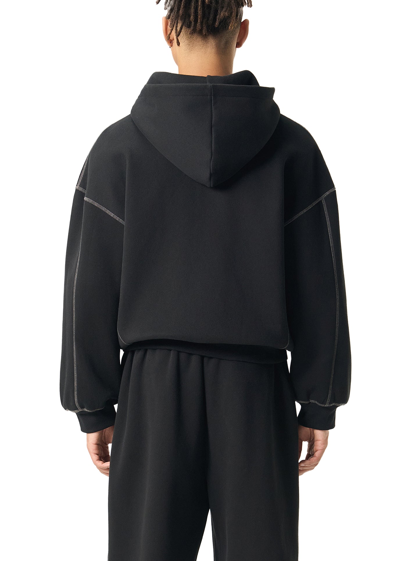 Lyxzurus StreetWear Fleece Zip Hoodie