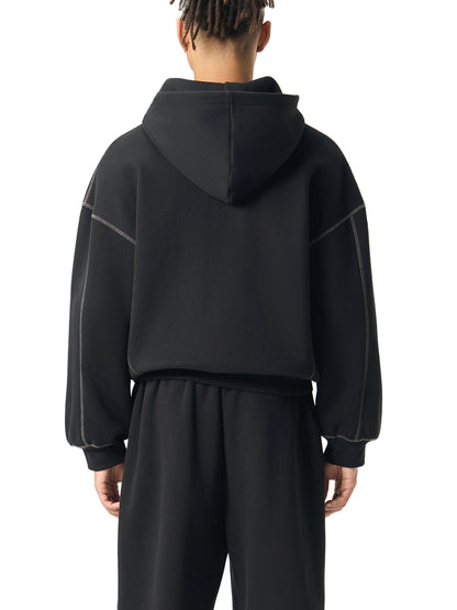 Lyxzurus StreetWear Fleece Zip Hoodie