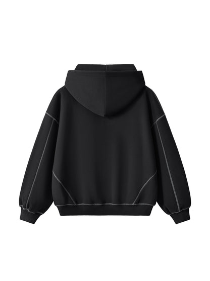 Lyxzurus StreetWear Fleece Zip Hoodie